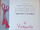 Schubert- sonatinas 1 & 2 -MARTZY / ANTONIETTI Ed.1 NM 33CX 1359 - 1956 UK