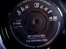 THE PERSONALITIES - Hey Little Girl/Teardrops. Ska Beat JB 222  1965  VG+