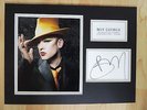 BOY GEORGE - CULTURE CLUB - SUPERB SIGNED DISPLAY - FULL SIGNING DETAILS COA