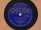 78 rpm Chick Webb Decca 494 Love And Kisses in E- (early Ella Fitzgerald)