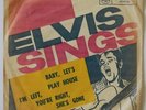 Rare Elvis Presley Australian Release Elvis Sings / Baby, Let's Play House.