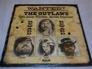 WANTED  THE OUTLAWS--JENNINGS, NELSON, COLTER, GLASER, ORIGINAL 1976 VINYL