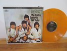 BEATLES BUTCHER COVER ORANGE FLAMING SUN COLOR VINYL LP Yesterday And Today NM