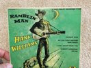HANK WILLIAMS   RAMBLIN MAN    45 EP RECORD   YELLOW   M G M  X1135   1955