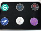 George Michael pin badge set RARE FAN CLUB MEMORABILIA SET  excellent condition