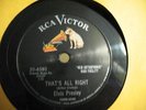 ELVIS PRESLEY THAT'S ALL RIGHT GREAT ROCK 78 ON RCA 6380  VG+++