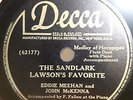 John Mckenna & John Meehan Flute Duet  Decca 12104   Irish   78 rpm
