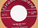 MAHALIA JACKSON I’m On My Way GRAND AWARD 45 popcorn gospel VG+ 7” HEAR