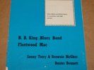 B.B.King Blues Band 1969 UK Tour Programme (Fleetwood Mac/Duster Bennett)
