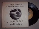 disque 45t Johnny Hallyday célébration