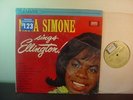 1962 NINA SIMONE female jazz COLPIX STEREO LP -Sings Ellington  / RARE 1ST COVER