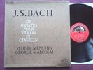 ASDF 276-277, 2 LP, BACH: 6 Sonates pour Violin et Clavecin, MENUHIN, MALCOLM,NM