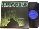 BILL EVANS TRIO LP: At Shelly's Manne-Hole, OG Riverside Stereo, NM
