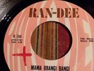 RARE WILD MOD SOUL EXOTICA 45-THE FOUR SOUNDS-MAMA UBANGI BANGI RAN-DEE HEAR