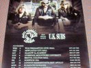 MOTORHEAD ANTI NOWHERE LEAGUE  U.K. SUBS SUPERB RARE 2011 U.K. TOUR POSTER