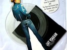 EXCELLENT  DWIGHT YOKUM LITTLE SISTER SHAPED VINYL PICTURE DISC ELVIS + PLINTH