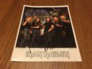 Iron Maiden: Original *Signed* / Autographed 1997 FC Full Band PROMO Photograph