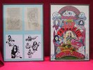 Led Zeppelin Electric Magic Poster set of four design drawings ltd signed set