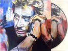 JOHNNY HALLYDAY VINYL LP - NOIR C'EST NOIR - PICTURE DISC