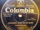 BARBECUE BOB 78 COLUMBIA 14222-D MISSISSIPPI HEAVY WATER BLUES