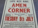 Amen Corner + Honeybus etc  - Original 1968 UK Concert Poster MOD PSYCH