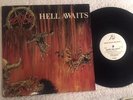 SLAYER hell awaits ORG PRESS MBR/COMBAT RECORDS MX8020 MBR 1040 VG+/VG+