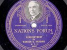 Nation's Forum #21: Pres. Warren G. Harding-
