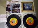 BEATLES-STRAWBERRY FIELDS & HARD DAYS NIGHT 2 PICTURE SLEEVE PS 45'S ROCK CAPITO