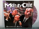 MOTLEY CRUE - GENERATION SWINE PINK SPLATTER COLOR VINYL RECORD LP RARE NM LAST1