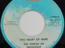 The Voices Of Nashville 45rpm Creed CR 5214 This Heart Of Mine BLACK SOUL GOSPEL