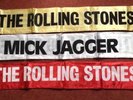 3 x Mick Jagger The Rolling Stones Silk Scarves from the 1970s NOS / DEADSTOCK