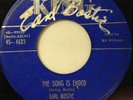 EARL BOSTIC 45: The Song Is Ended / Cherokee, SIGNED King Records 4623