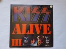 KISS ALIVE PART III , CHILE , RARE  , WHITE STICKER , PROMO ?? , EX
