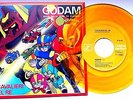 GODAM I CAVALIERI DEL RE SIGLE TV CARTONI ANIMATI VINILE ARANCIONE RICCARDO ZARA