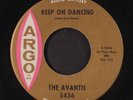AVANTIS: Keep On Dancing / I Wanna Dance 45 (strong VG, close to VG+)