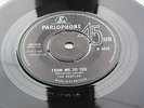 THE BEATLES ORIGINAL  1963  UK 45   FROM ME TO YOU  M T TAX CODE 1 A STAMPERS