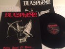 BLASPHEMY fallen angel of doom LP BLACK VINYL RARE w/poster black metal