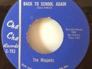 The Moppets 1966 Back To School Again 45 Cha Cha C753 Chicago All-Girl Garage NM