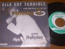 RARE French SP 45t Juke Box BIEM (7') JOHNNY HALLYDAY (1962)