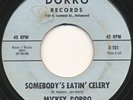 MICKEY DORRO —SOMEBODY'S EATIN' CELERY— mod r&b shaker 45 | JAN DAVIS | LISTEN