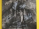 AEROSMITH.NIGHT IN THE RUTS.COVER SIGNED BY ENTIRE BAND SILVER PEN.COA