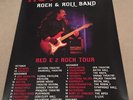 Roy Wood Rock And Roll Band 2017 Tour Hand Signed Poster.