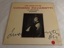 LUCIANO PAVAROTTI album LP dédicacé Autograph singer OPERA disque Vinyl