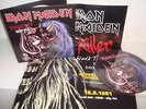 IRON MAIDEN PICTURE DISC GATEFOLD LP PURGATORY WARPIG 1981 LIVE POSTER INCLUDED