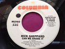 Hear Rare Northern Soul 45 : Rick Sheppard   Can We Share It   Columbia Promo