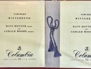 Hans HOTTER Gerald MOORE Schubert Winterreise Columbia B/gc 33CX 1222-3 NM/EX