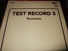 TEST RECORD 3 DYNAMICS AUDIOPHILE LP 1984 OPUS 3 SWEDEN +INSERT