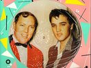 ELVIS PRESLEY/BILL HALEY self titled (picture disc 1984) LP EX+/EX PD 1084