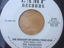 VERY RARE The Vanguards Thought Of losing your love Lamp Promo Northern Soul