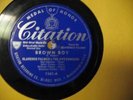 CLARENCE PALMER & THE JIVE BOMBERS BROWN BOY KILLER DETROIT DOO WOP 78 CITATION